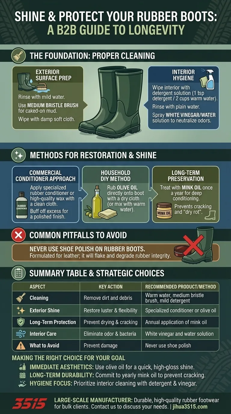Comment faire briller et protéger les bottes en caoutchouc ? Un guide pour prolonger leur durée de vie Guide Visuel