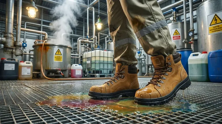 Quel est le but des bottes de travail résistantes aux produits chimiques ? Assurer une protection totale des pieds contre les dangers
