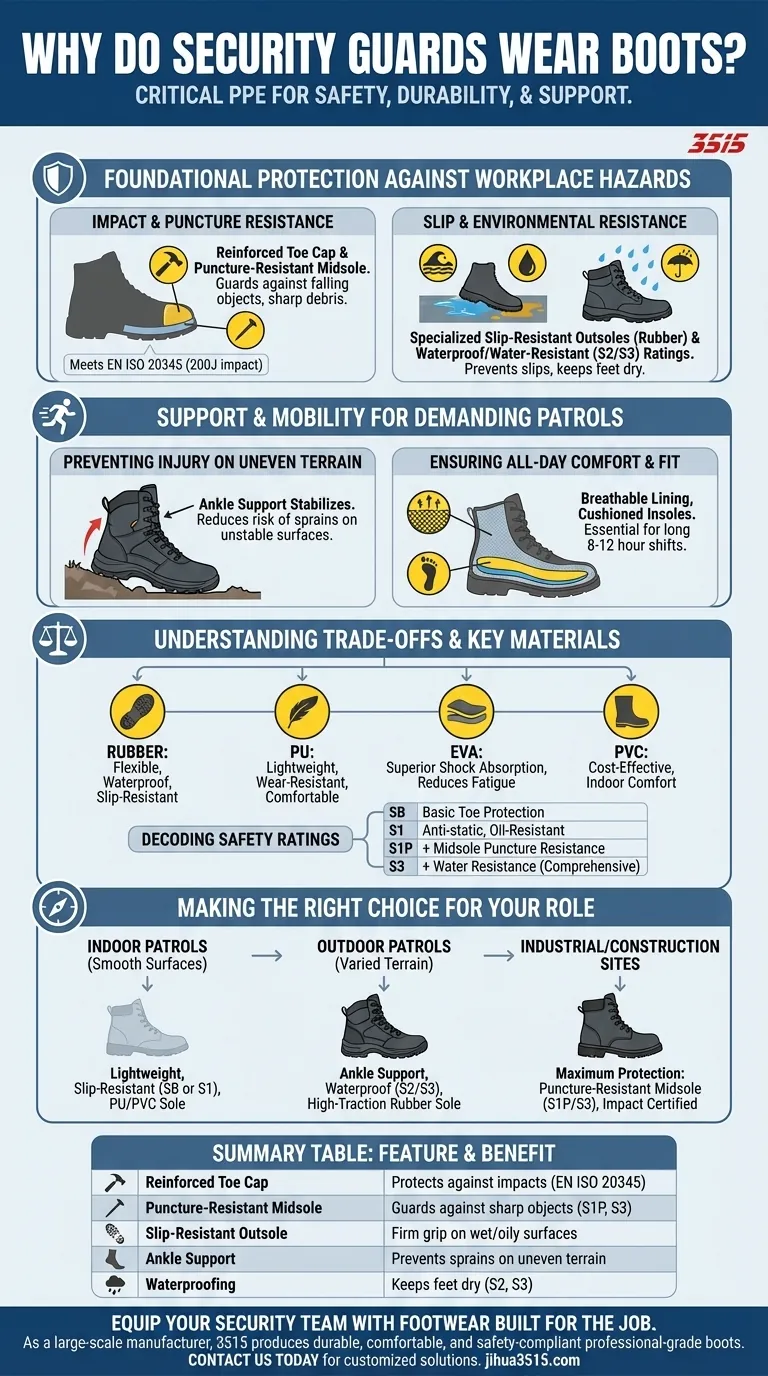 安保人员为何要穿靴子？ essential protection for safety and performance 图解指南
