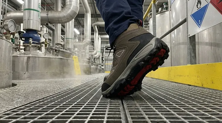 Quelles caractéristiques de sécurité supplémentaires peut-on trouver dans les bottes résistantes aux produits chimiques ? Protection essentielle contre les dangers multiples