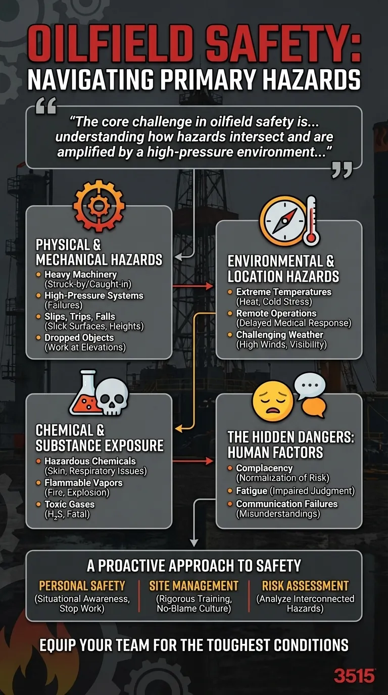 ¿Cuáles son los principales peligros que enfrentan los trabajadores en la industria petrolera? Una guía para mitigar riesgos Guía Visual