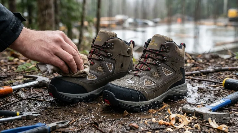 Pourquoi est-il important d'imperméabiliser les bottes de travail en cuir ? Protégez votre investissement et vos performances