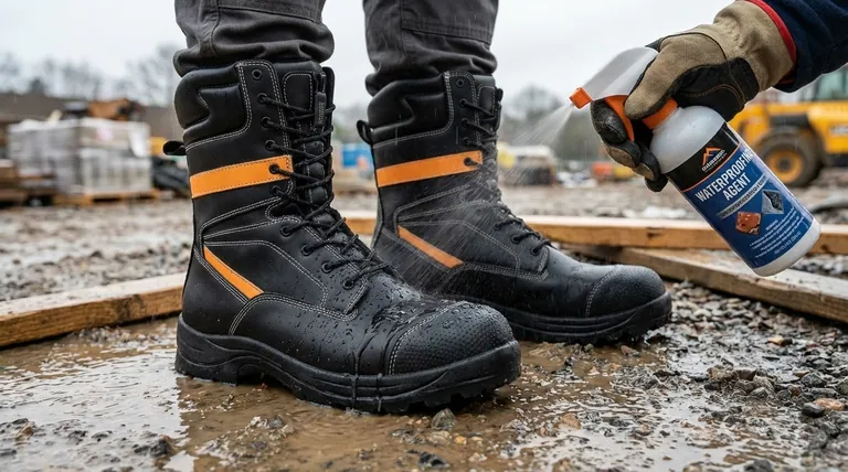 ¿Cuándo debes impermeabilizar tus botas de trabajo? La prueba sencilla para una protección óptima.
