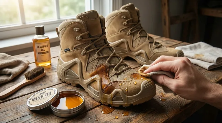 オイルは革のブーツの防水にどのように役立ちますか？ディープコンディショニング＆保護