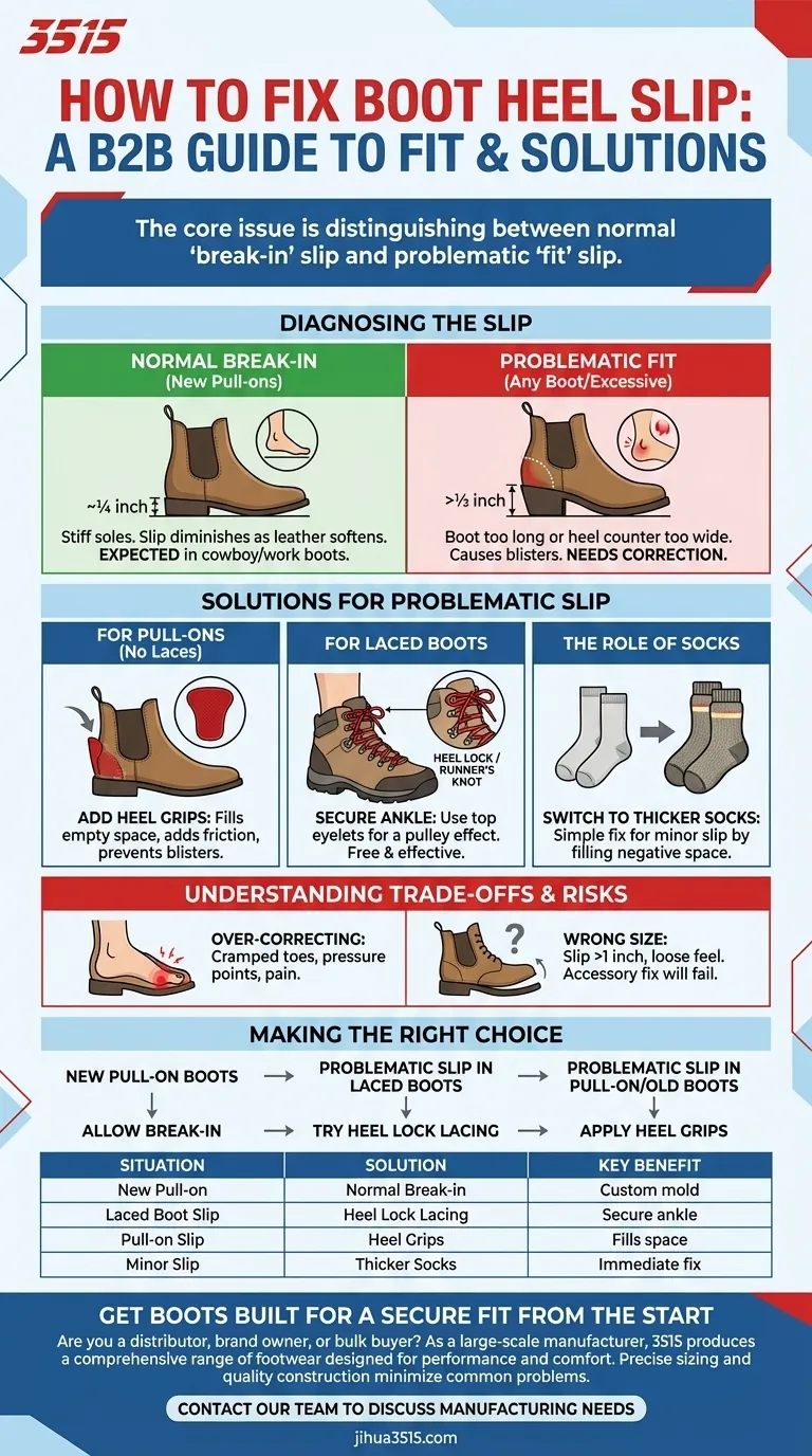 Que faire si mes bottes glissent au talon ? Réparer le glissement du talon et obtenir un ajustement parfait Guide Visuel