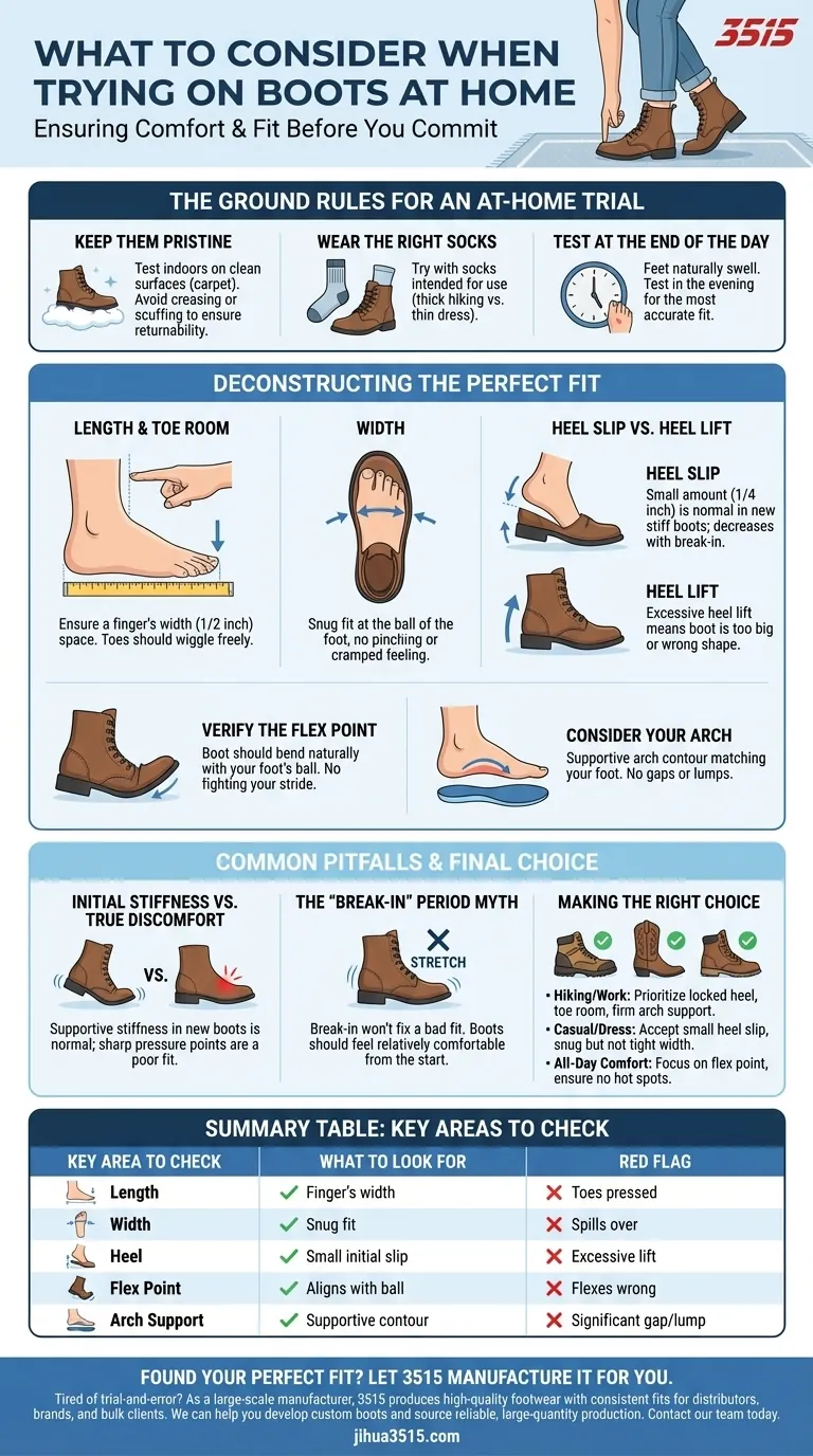Que faut-il considérer lors de l'essayage de bottes à la maison ? Un guide en 5 étapes pour un ajustement parfait Guide Visuel
