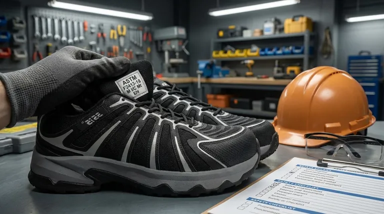 Come si può identificare se una scarpa antinfortunistica è approvata dall'OSHA? Decodificare l'etichetta ASTM per la conformità