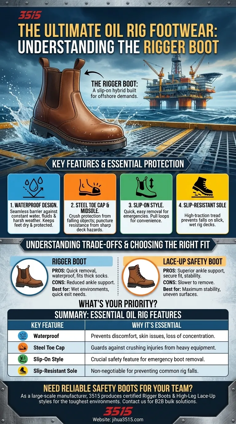 Quali stivali si indossano sulle piattaforme petrolifere? Calzature di sicurezza essenziali per condizioni difficili Guida Visiva