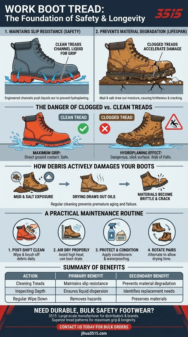 Почему важно проверять и чистить протектор рабочих ботинок? Обеспечение безопасности и продление срока службы ботинок Визуальное руководство