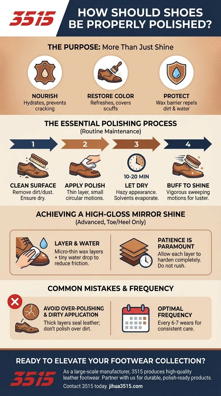 Comment bien cirer ses chaussures ? Guide étape par étape pour un éclat parfait Guide Visuel