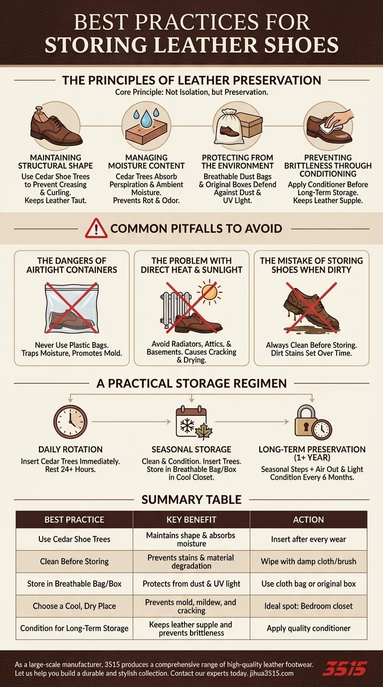 Quelles sont les meilleures pratiques pour ranger les chaussures en cuir ? Préservez votre investissement pendant des années Guide Visuel