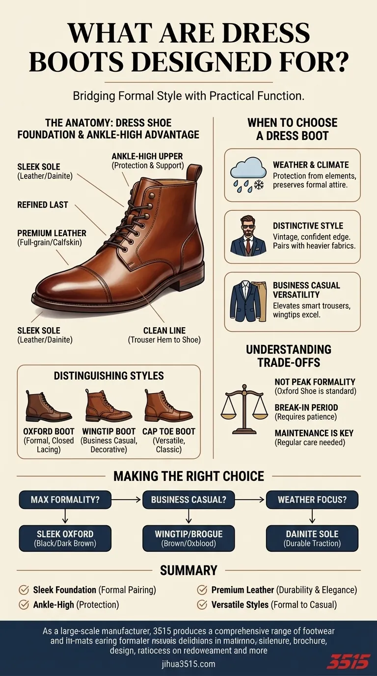 À quoi servent les bottes habillées ? Obtenez style et protection contre les intempéries Guide Visuel