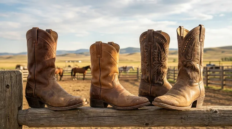 Quelles sont les caractéristiques distinctives des bottes de cowboy ? Découvrez l'ADN fonctionnel des chaussures western.