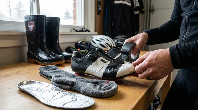 Comment les cyclistes peuvent-ils modifier leurs chaussures existantes pour une meilleure chaleur en hiver ? Prolongez votre saison de cyclisme avec des astuces simples de bricolage