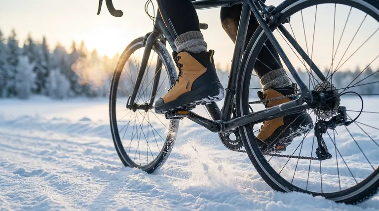 ¿Cuáles son los principales desafíos para mantener los pies calientes al andar en bicicleta en invierno? Una guía sistemática de aislamiento