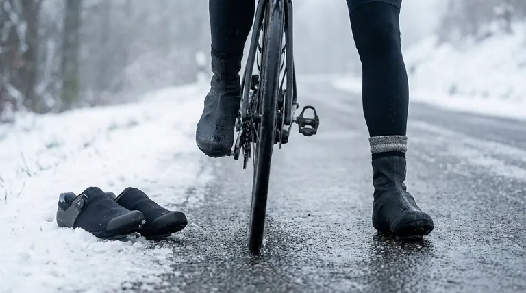 Comment les guêtres et les couvre-chaussures peuvent-ils aider lors du cyclisme hivernal ? Restez au chaud et au sec lors des sorties par temps froid