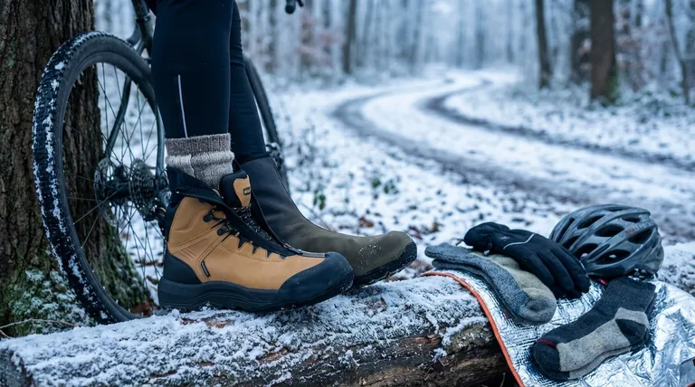 ¿Cuáles son las estrategias clave para mantener los pies calientes durante el ciclismo de invierno? Domina el sistema de defensa en capas