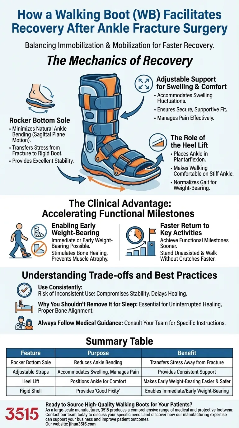Comment une botte de marche facilite-t-elle la récupération après une chirurgie de fracture de la cheville ? Accélérez votre parcours de guérison Guide Visuel