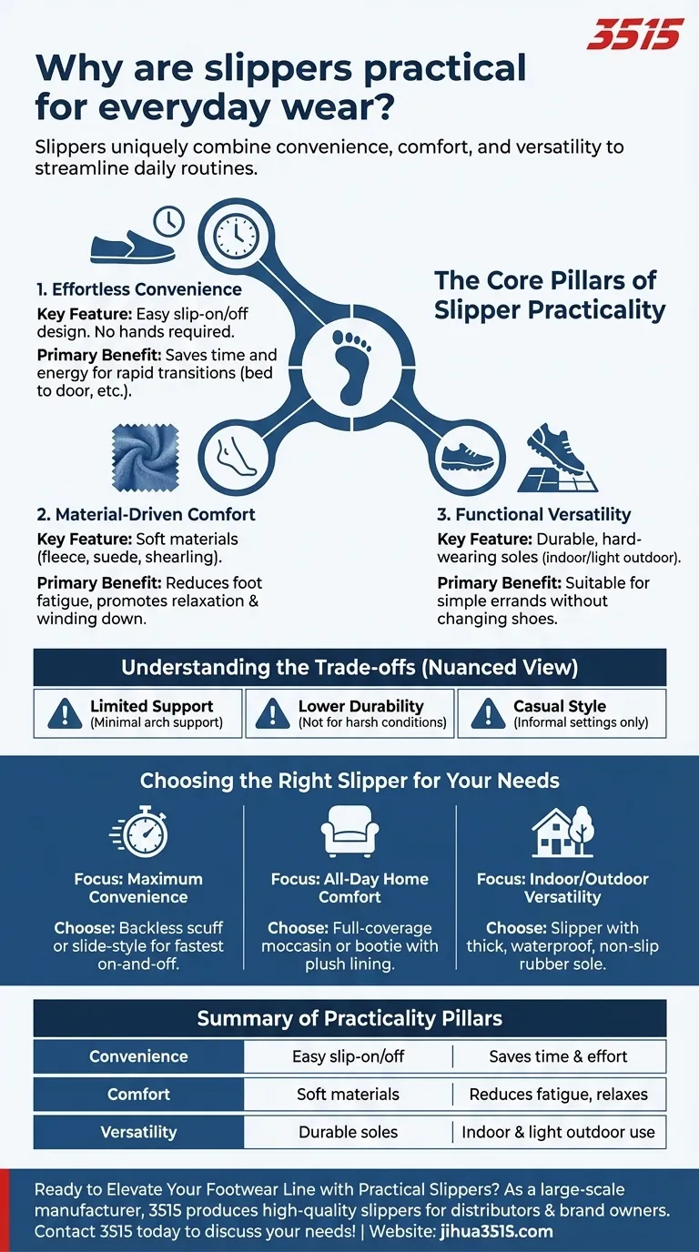 Pourquoi les chaussons sont-ils pratiques pour un usage quotidien ? Confort et commodité sans effort pour la vie moderne Guide Visuel