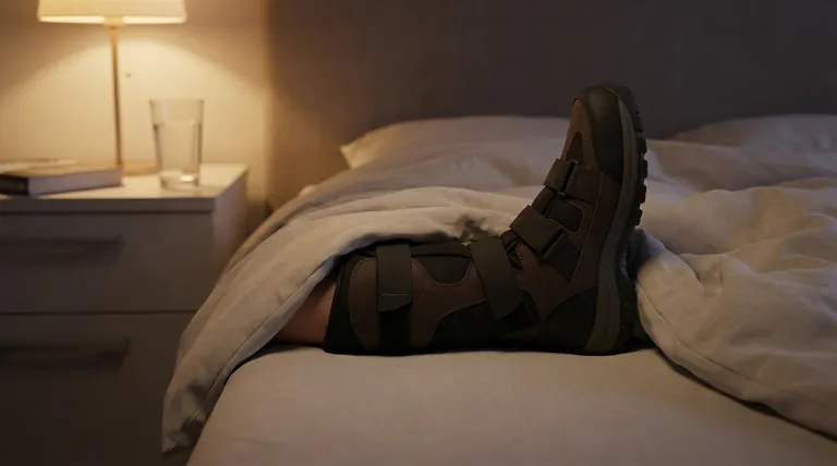 Faut-il porter une botte de marche pendant le sommeil ? Un guide pour protéger votre rétablissement