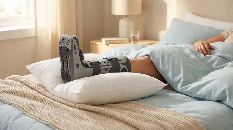 Quels sont les conseils pour dormir confortablement avec une botte de marche ? Retrouvez des nuits reposantes pendant votre convalescence