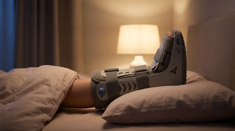 Pouvez-vous dormir sans vos chaussures de marche après une chirurgie de la cheville ? Protégez votre cheville en guérison pour une récupération plus rapide
