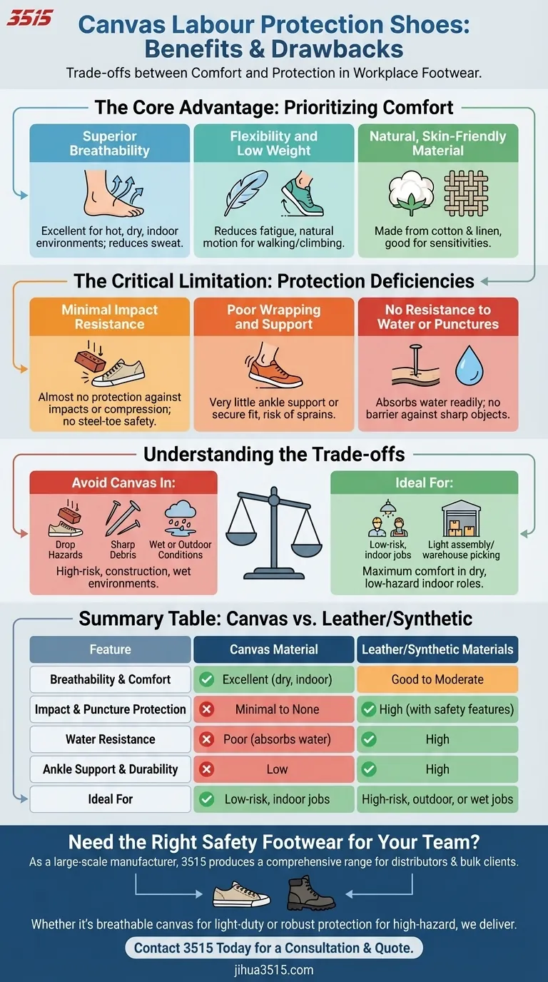 Quels sont les avantages et les inconvénients de la toile pour les chaussures de protection du travail ? Un guide pour des chaussures sûres et confortables Guide Visuel