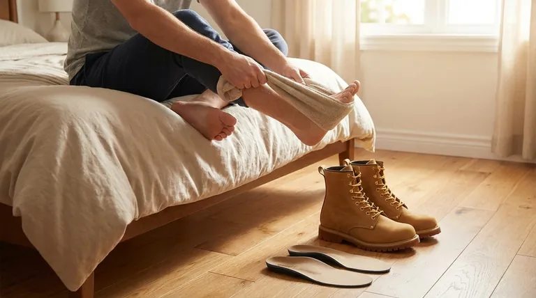 Quels exercices d'étirement peuvent aider en cas de fasciite plantaire ? Vaincre la douleur matinale avec une routine simple de 2 minutes