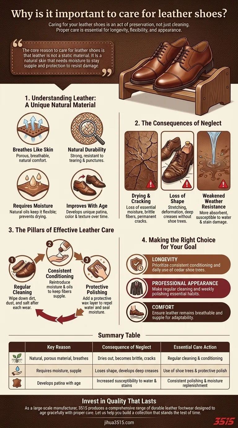 Pourquoi est-il important de prendre soin de ses chaussures en cuir ? Préservez votre investissement pendant des décennies Guide Visuel