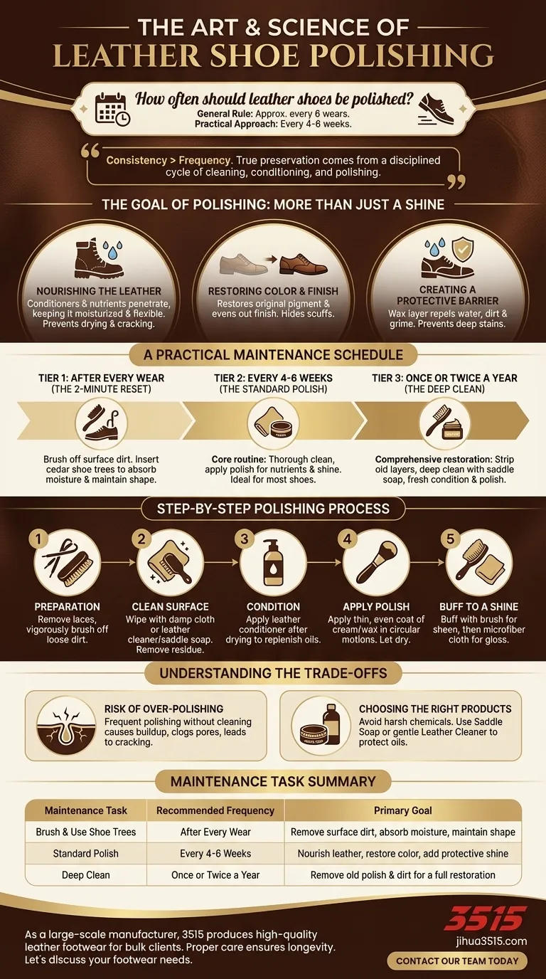 À quelle fréquence faut-il cirer les chaussures en cuir ? Un guide pratique pour prolonger leur durée de vie Guide Visuel