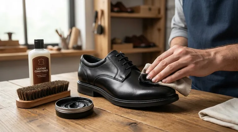 Quelle est la dernière étape de l'entretien des chaussures en cuir ? La clé d'un éclat durable