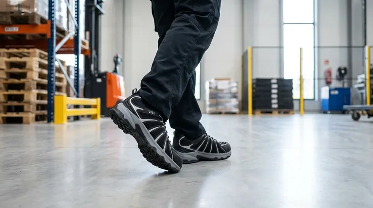 Quelles sont les principales caractéristiques des baskets de marche conçues pour le travail ? Confort essentiel et sécurité pour un port toute la journée