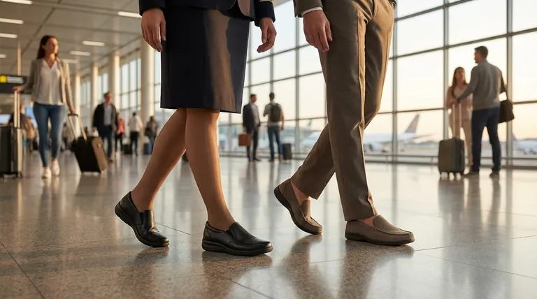 ¿Qué características hacen que los zapatos sin cordones sean prácticos para los trabajadores minoristas o las azafatas? Descubre la comodidad y la conveniencia durante todo el día