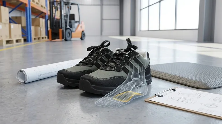 Quel type de chaussures de travail est recommandé pour les personnes ayant les pieds plats ? Trouvez des chaussures de soutien pour un confort toute la journée