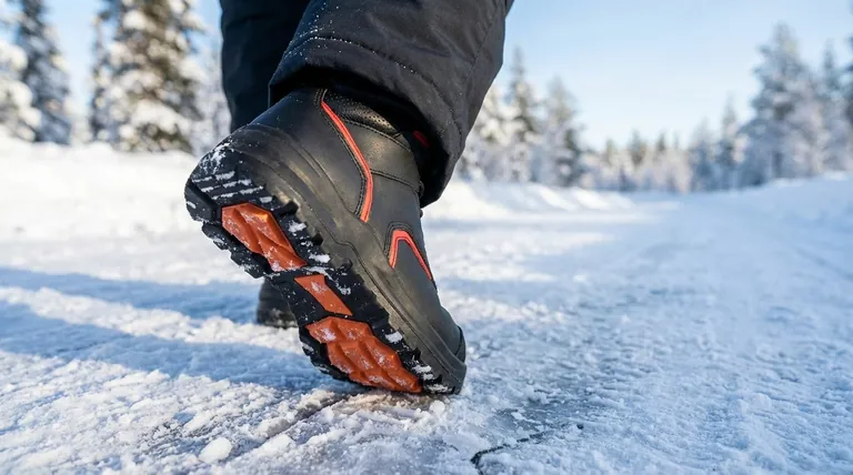 Quelles caractéristiques améliorent l'adhérence des bottes d'hiver ? La clé de l'adhérence réside dans la semelle extérieure.