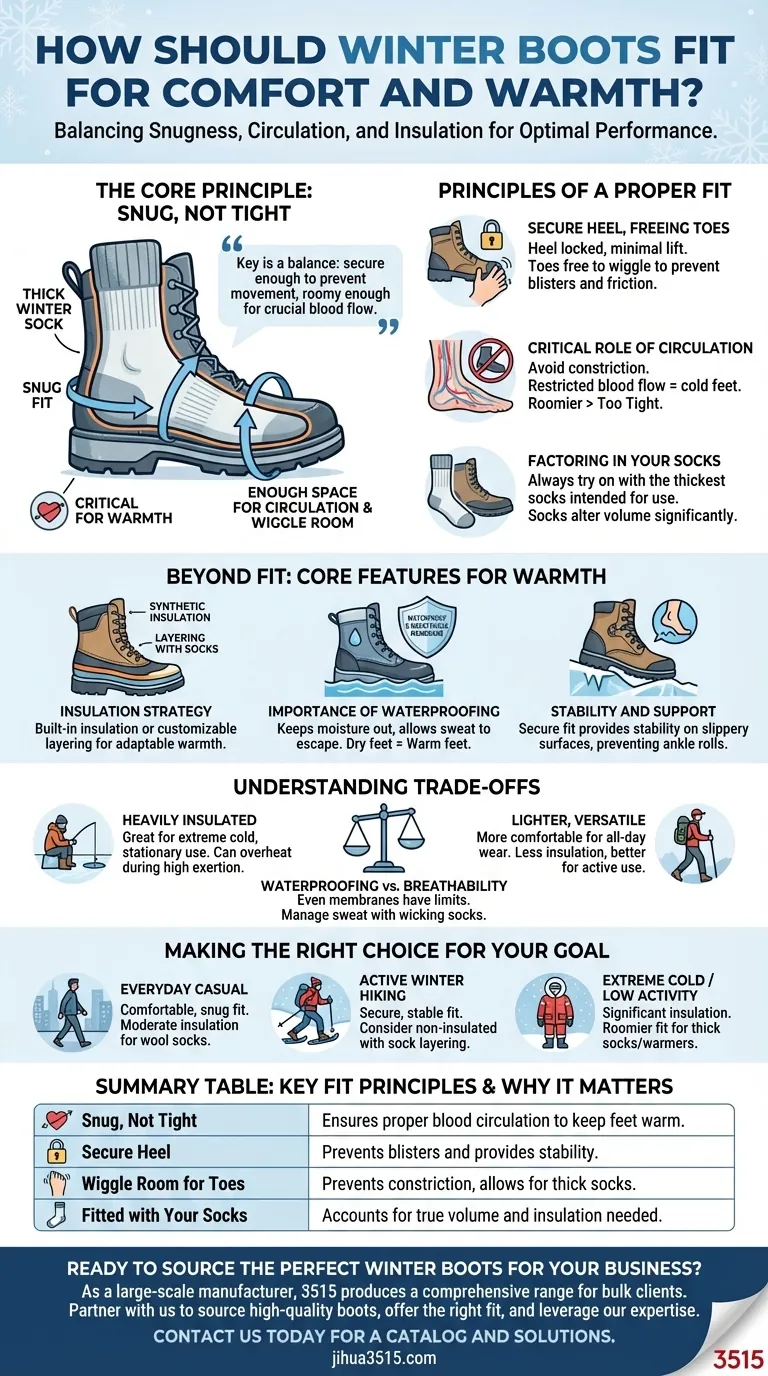 Comment les bottes d'hiver doivent-elles être ajustées pour assurer confort et chaleur ? Le guide ultime de l'ajustement correct Guide Visuel