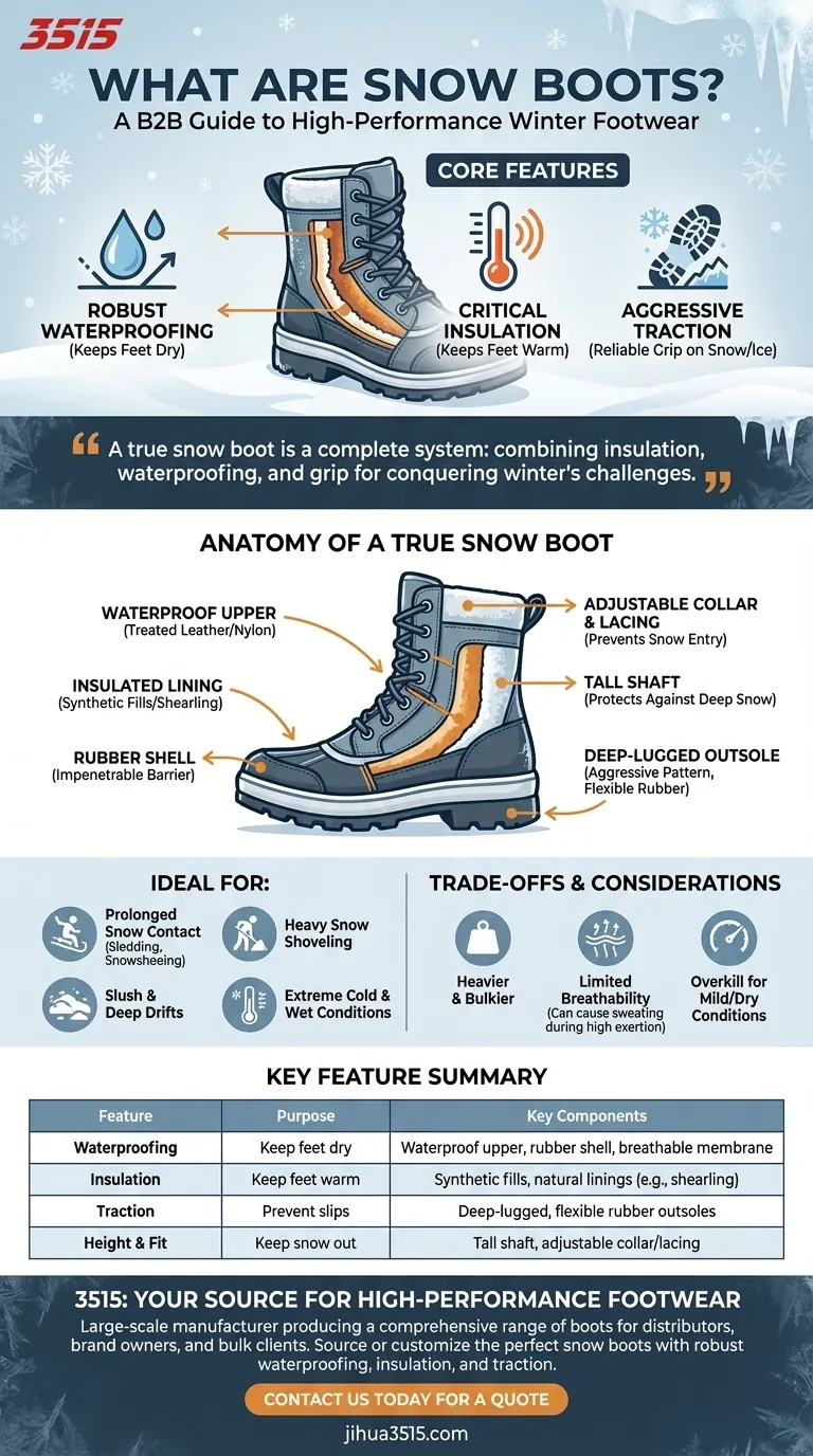 Qu'est-ce qu'une botte de neige et à quoi sert-elle ? Votre guide ultime des chaussures d'hiver Guide Visuel