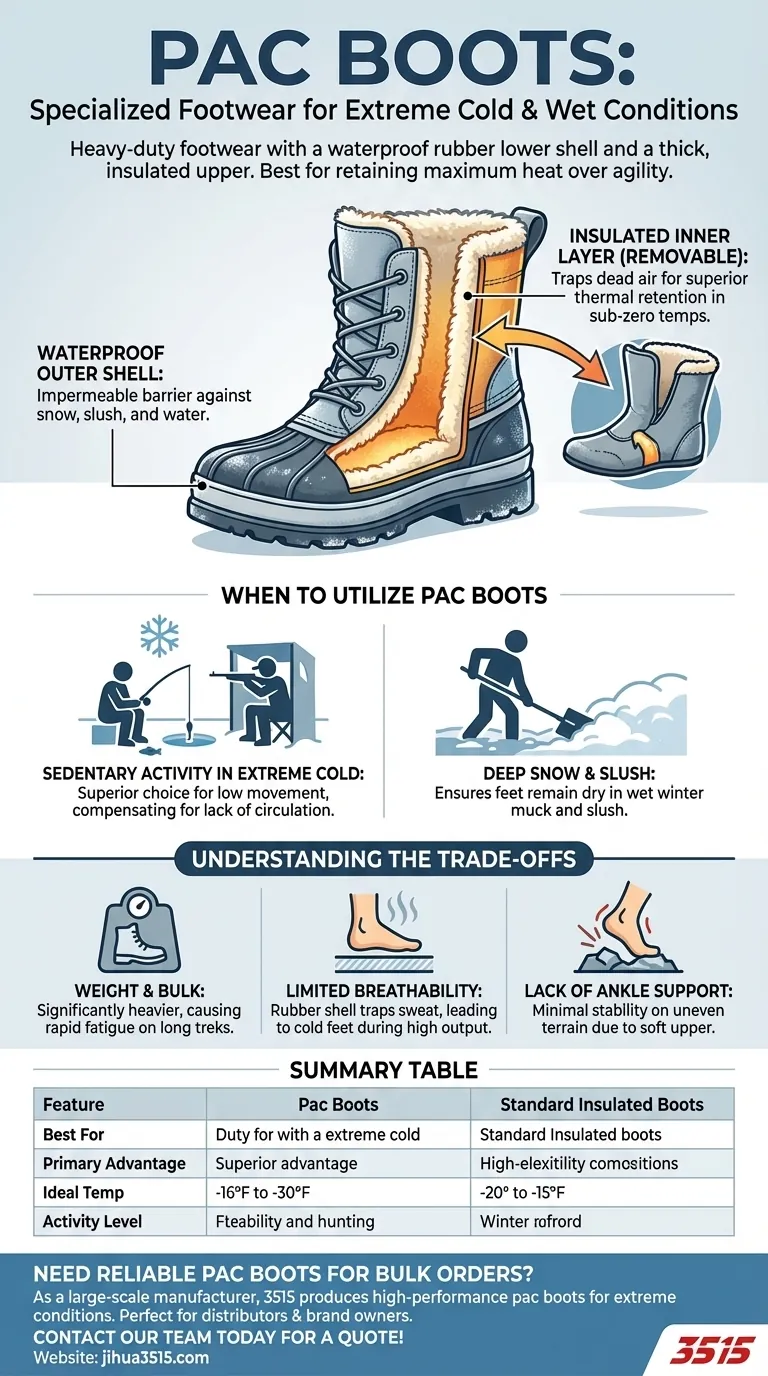 ¿Qué son las botas pac y cuándo son más útiles? Tu guía definitiva para la protección contra el frío extremo Guía Visual