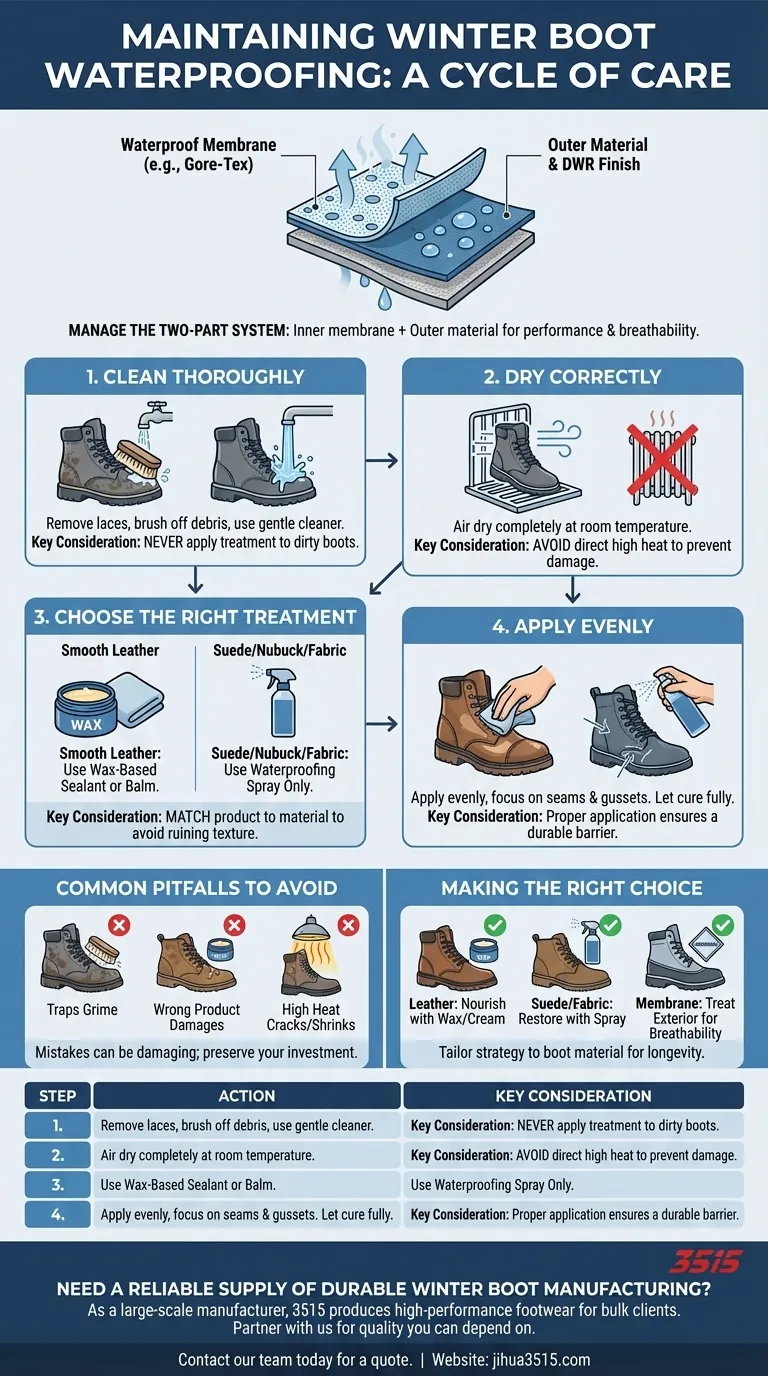 Comment entretenir l'imperméabilité des bottes d'hiver ? Un guide complet pour une protection durable Guide Visuel