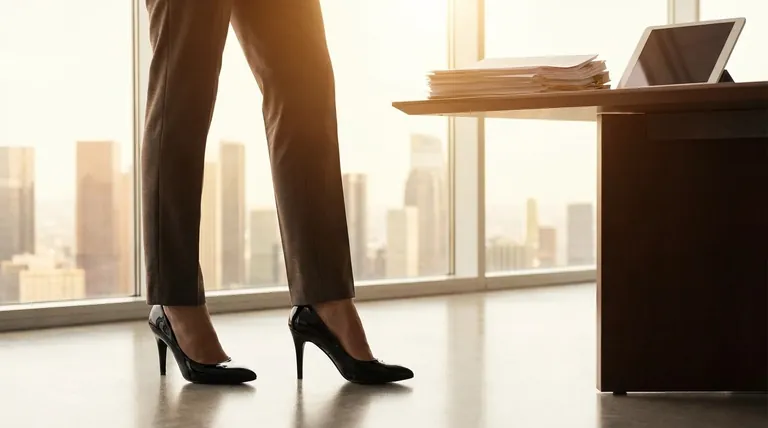 Quel est l'avantage de porter des escarpins pour les femmes de petite taille ? Renforcez votre présence professionnelle et votre stature