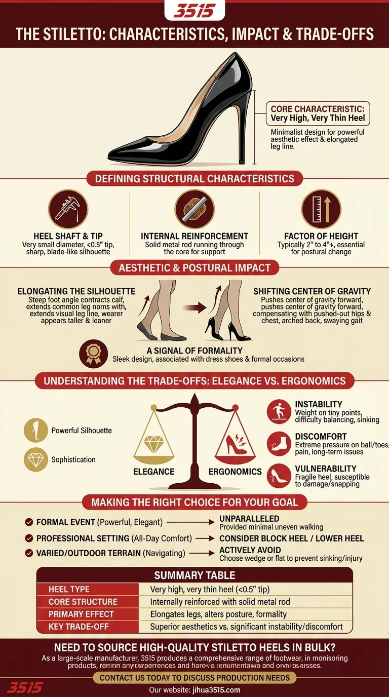 Quelles sont les caractéristiques des escarpins à talon aiguille ? Découvrez l'anatomie du style spectaculaire Guide Visuel