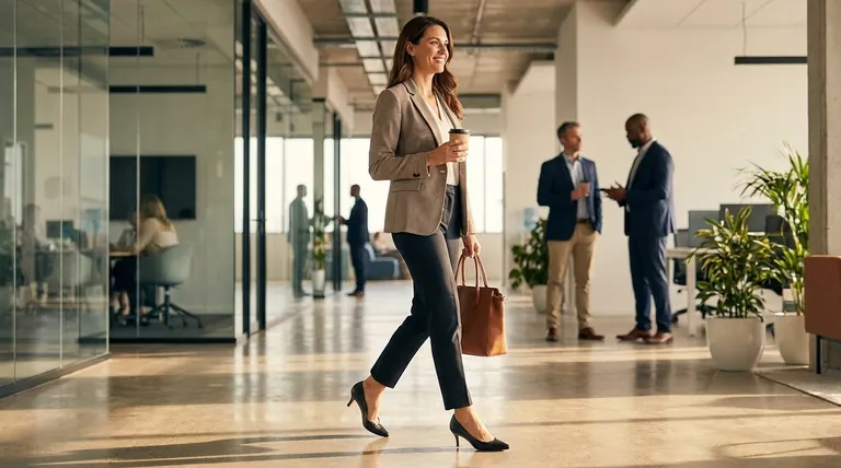 Quels sont les avantages des escarpins à petit talon ? Obtenez un style professionnel et un confort tout au long de la journée