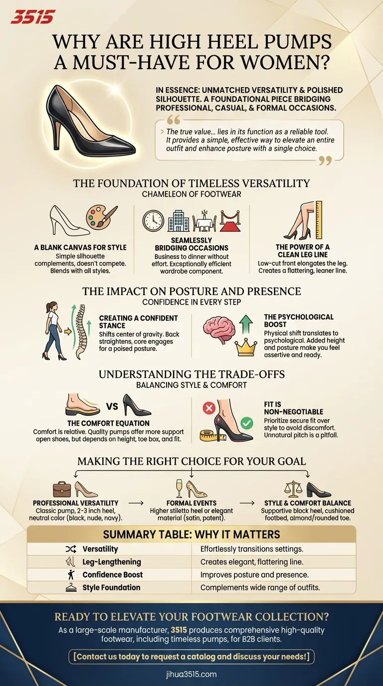Pourquoi les escarpins à talons hauts sont-ils indispensables pour les femmes ? Libérez un style et une confiance intemporels Guide Visuel