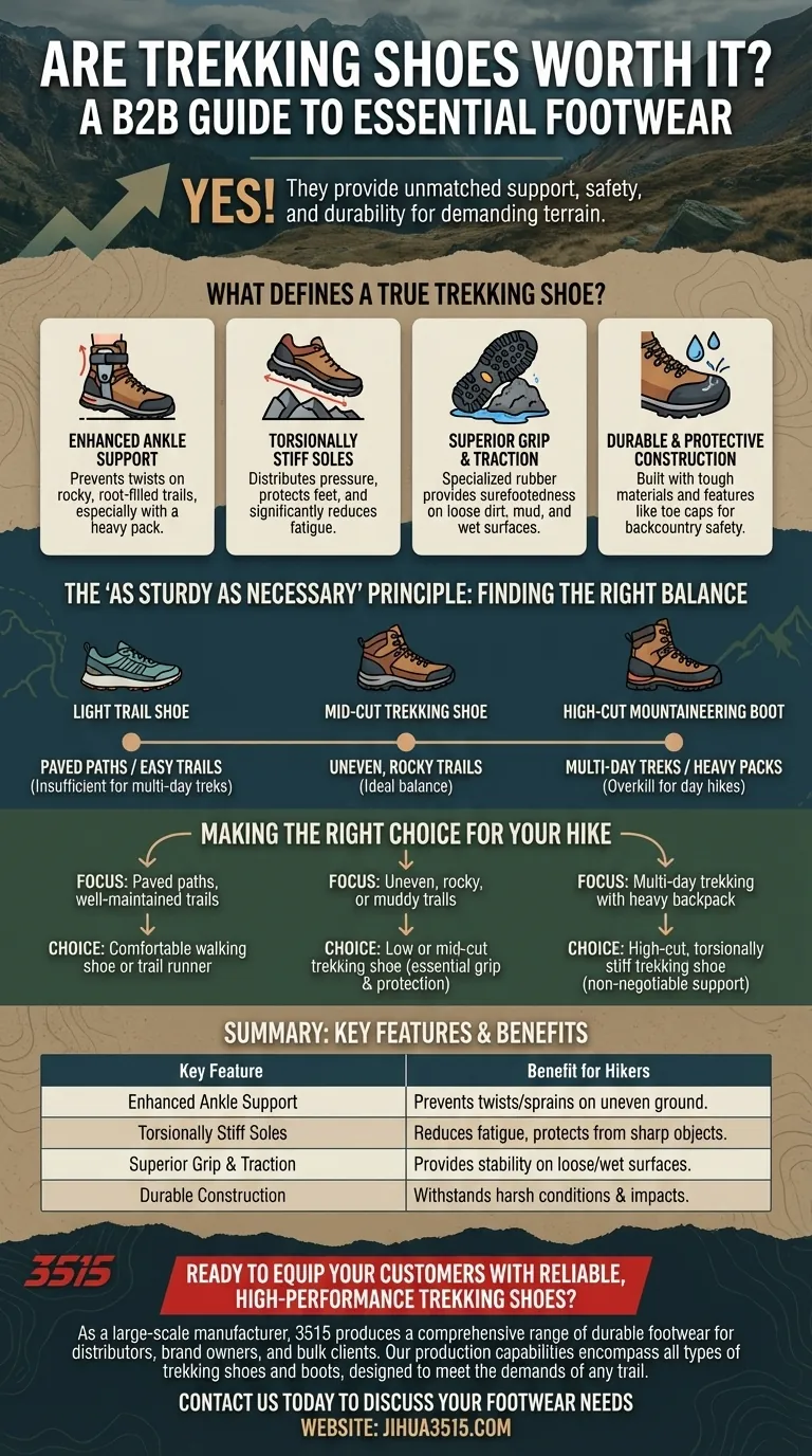 트레킹화는 그만한 가치가 있을까요? 트레일에서의 안전과 편안함을 위한 필수품 시각적 가이드