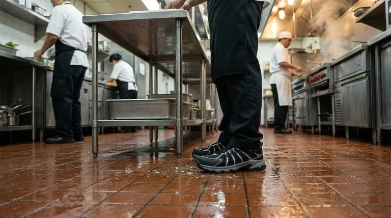 Quando si dovrebbero indossare scarpe antiscivolo? Proteggiti in qualsiasi ambiente scivoloso