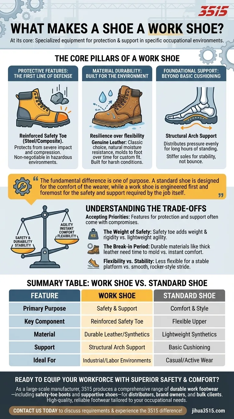 Was macht einen Arbeitsschuh aus? Entdecken Sie die wesentlichen Merkmale für Sicherheit & Halt Visuelle Anleitung