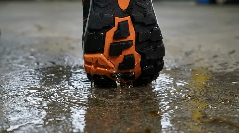 Come fa il battistrada delle scarpe antiscivolo a prevenire lo scivolamento? La scienza del design delle suole