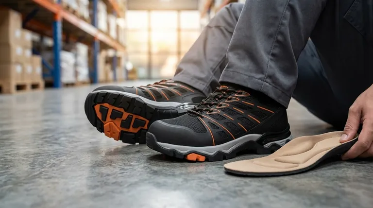 Quelles caractéristiques supplémentaires les chaussures antidérapantes incluent-elles souvent pour le confort ? Au-delà de l'adhérence pour un port toute la journée