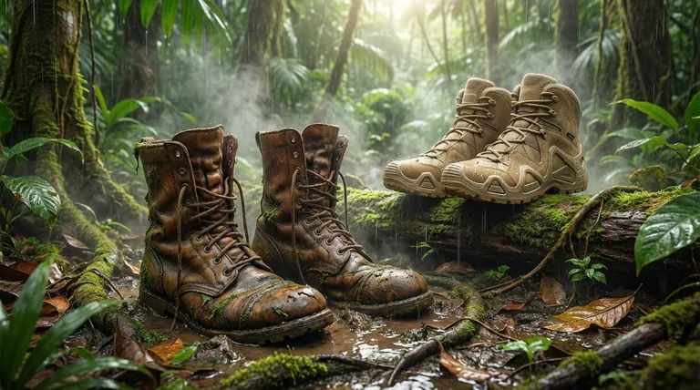 Quels problèmes l'armée américaine a-t-elle identifiés avec les bottes de combat en cuir dans les climats tropicaux ? Une leçon sur l'échec des matériaux
