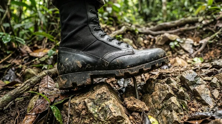 ¿Cuál es la función de la espiga de acero en las botas de jungla? Máximo Soporte y Protección